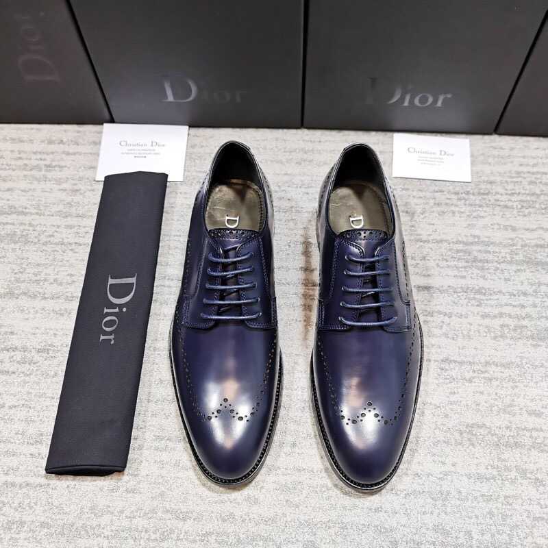 原单迪奥男士皮鞋 原单迪奥男鞋货源 Dior 迪奥 最新款德比男士皮鞋，系带设计正装鞋 