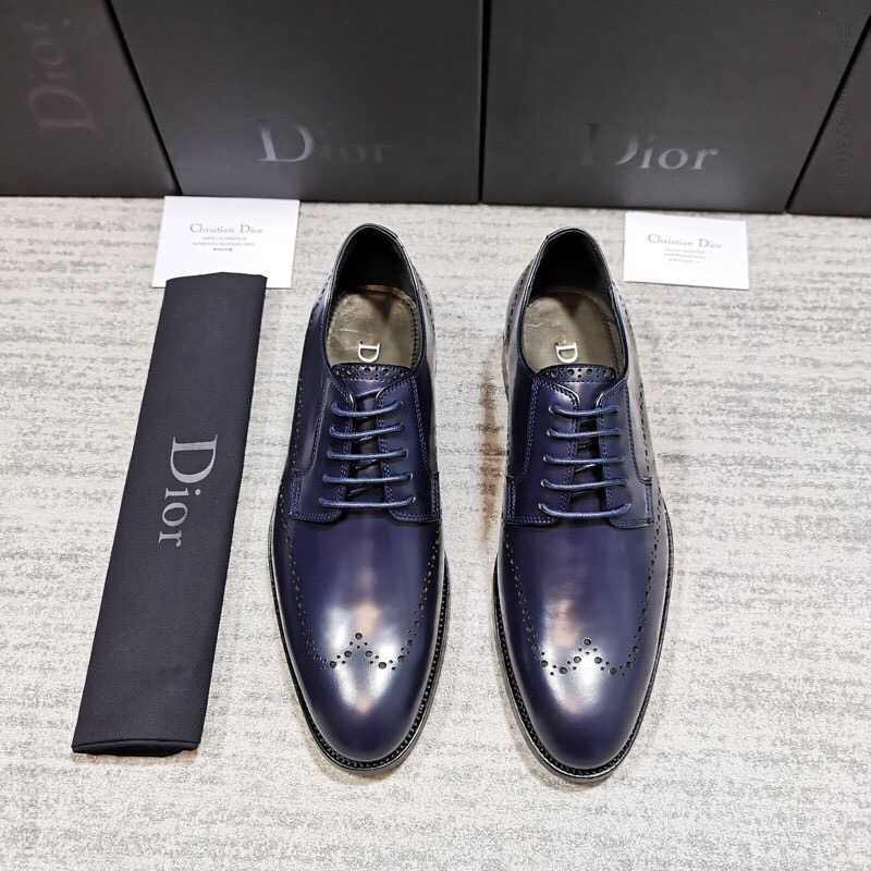 Dior 迪奥 最新款德比男士皮鞋，系带设计正装鞋