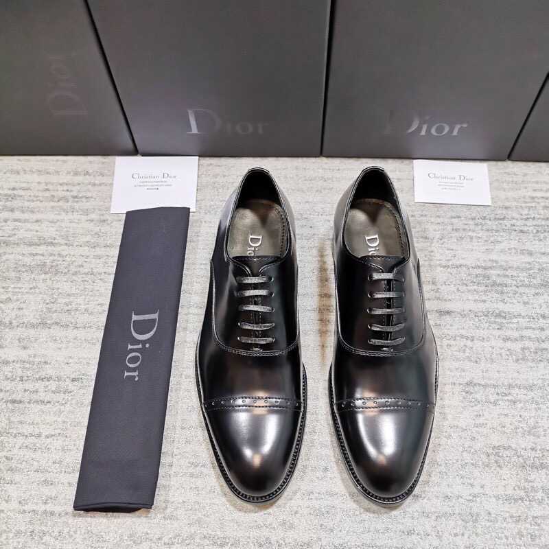 原单迪奥男鞋 Dior 迪奥 最新款德比男士皮鞋，系带设计正装鞋 