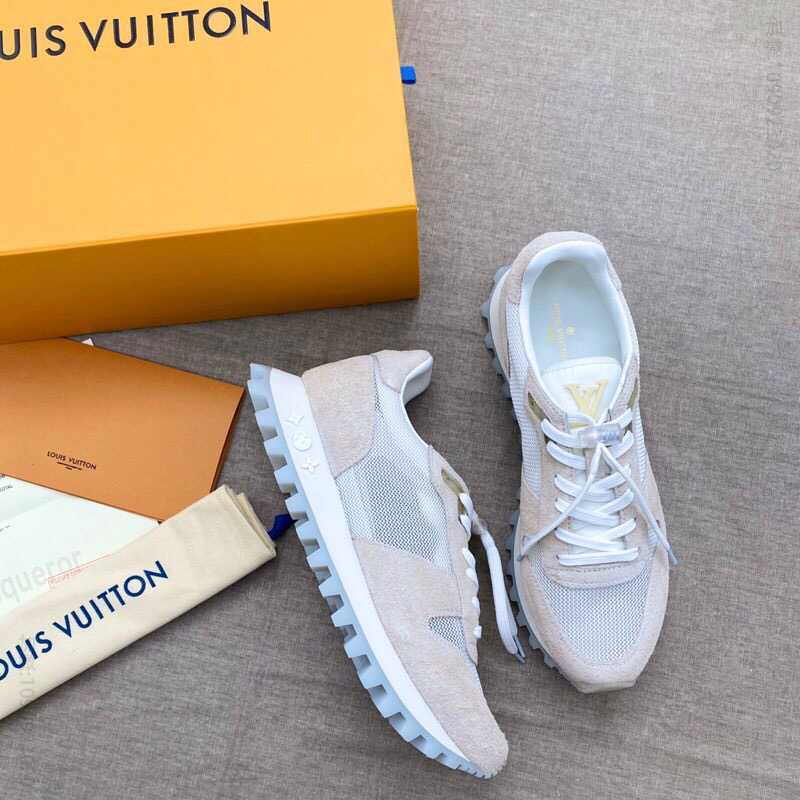 LV/路易威登 绒面小牛皮和织物LV RUNNER 运动鞋