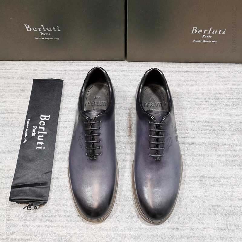 BERLUTI 布鲁提 20春季最新款小牛皮改色牛津鞋