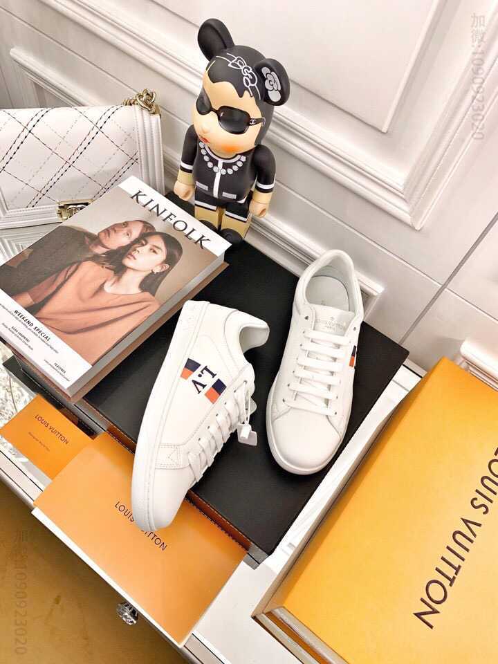LV/路易威登 LV 低帮小白鞋系列驴牌情侣款板鞋休闲鞋