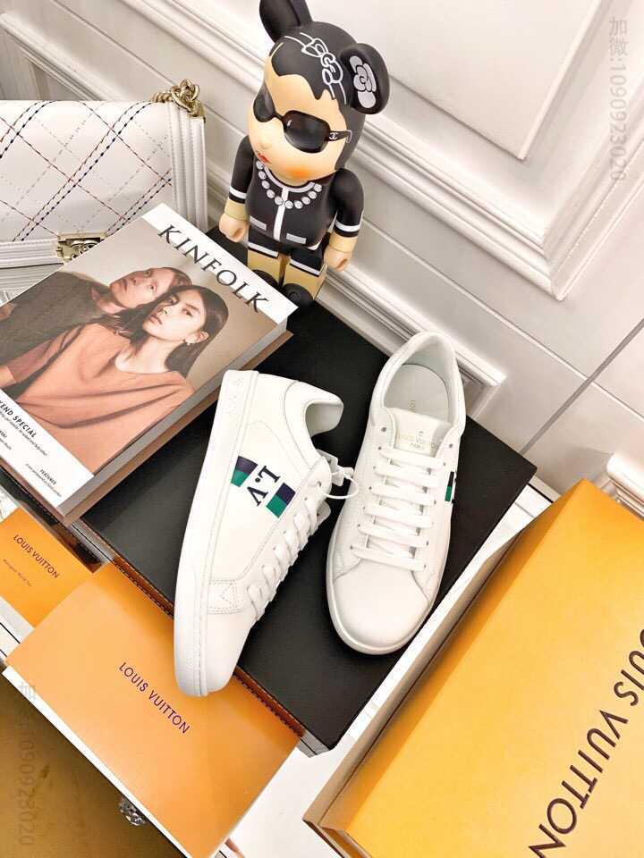 LV/路易威登 LV 低帮小白鞋系列驴牌情侣款板鞋休闲鞋