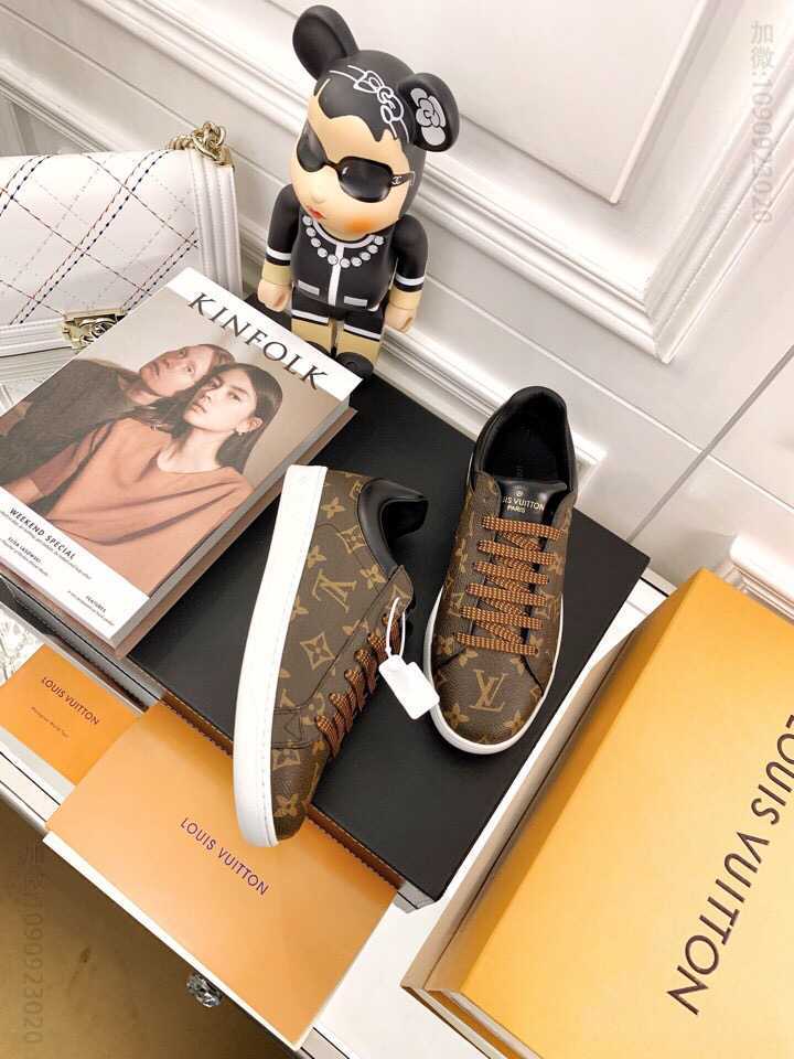 LV/路易威登 LV 低帮小白鞋系列驴牌情侣款板鞋休闲鞋
