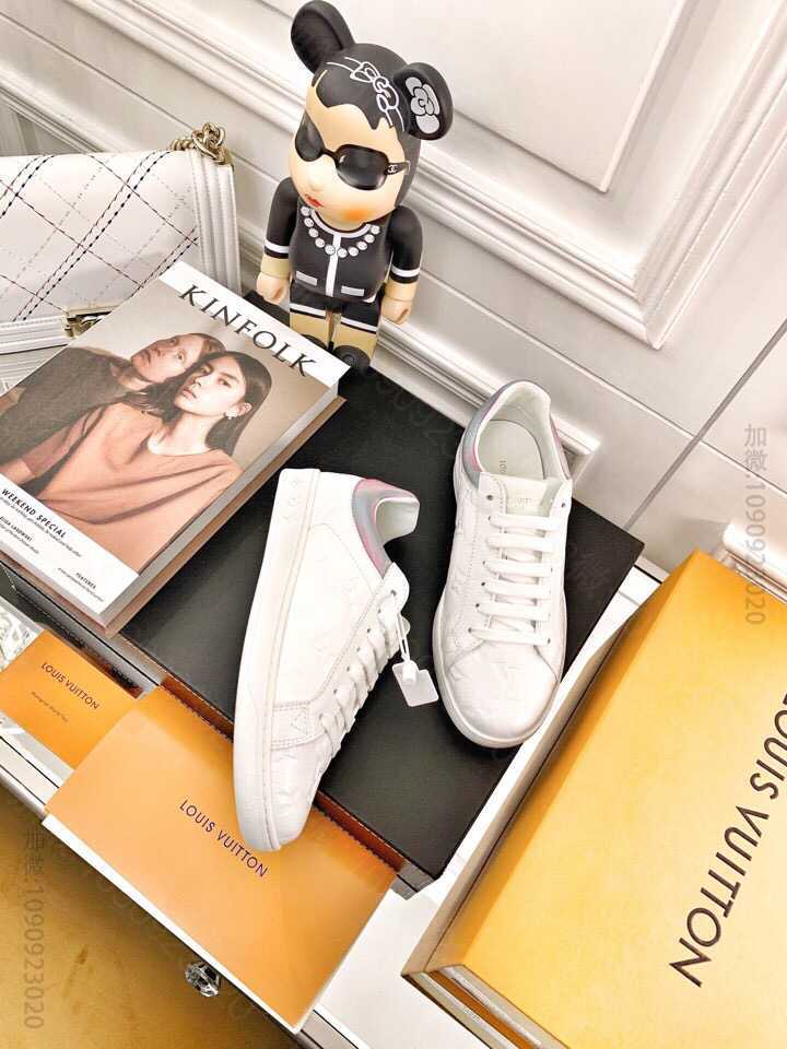 LV/路易威登 LV 低帮小白鞋系列驴牌情侣款板鞋休闲鞋