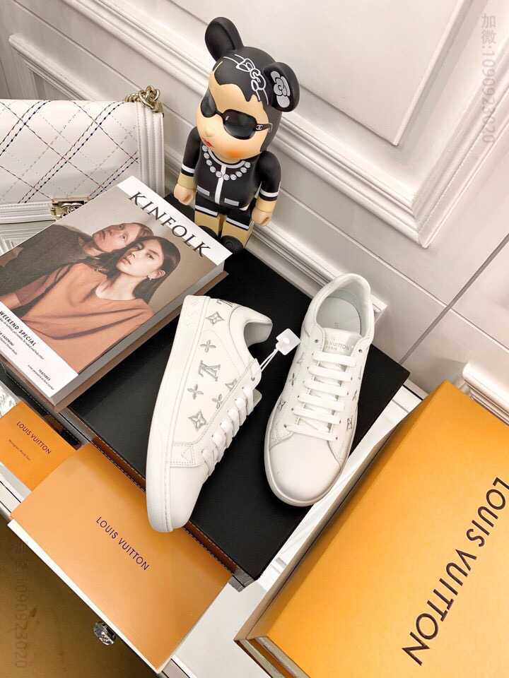 LV/路易威登 LV 低帮小白鞋系列驴牌情侣款板鞋休闲鞋