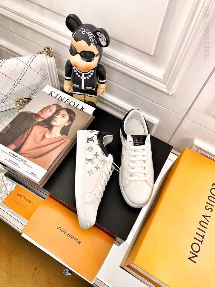 LV/路易威登 LV 低帮小白鞋系列驴牌情侣款板鞋休闲鞋