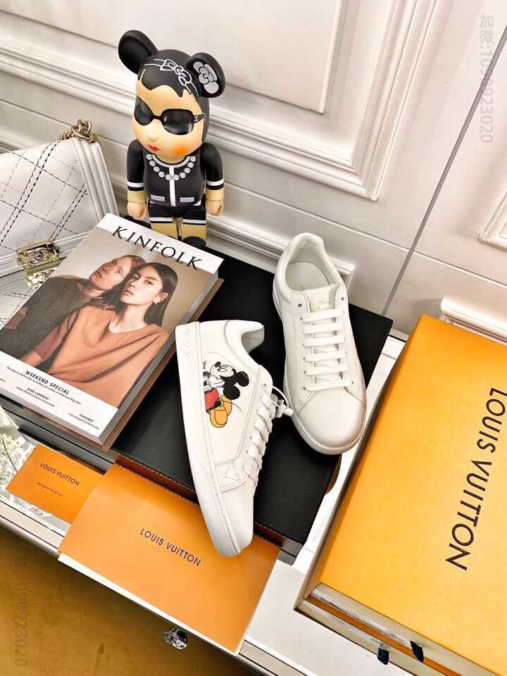 LV/路易威登 LV 低帮小白鞋系列驴牌情侣款板鞋休闲鞋