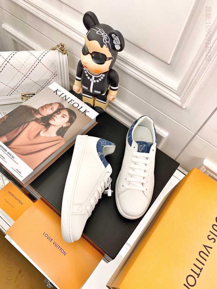 LV/路易威登 LV 低帮小白鞋系列驴牌情侣款板鞋休闲鞋