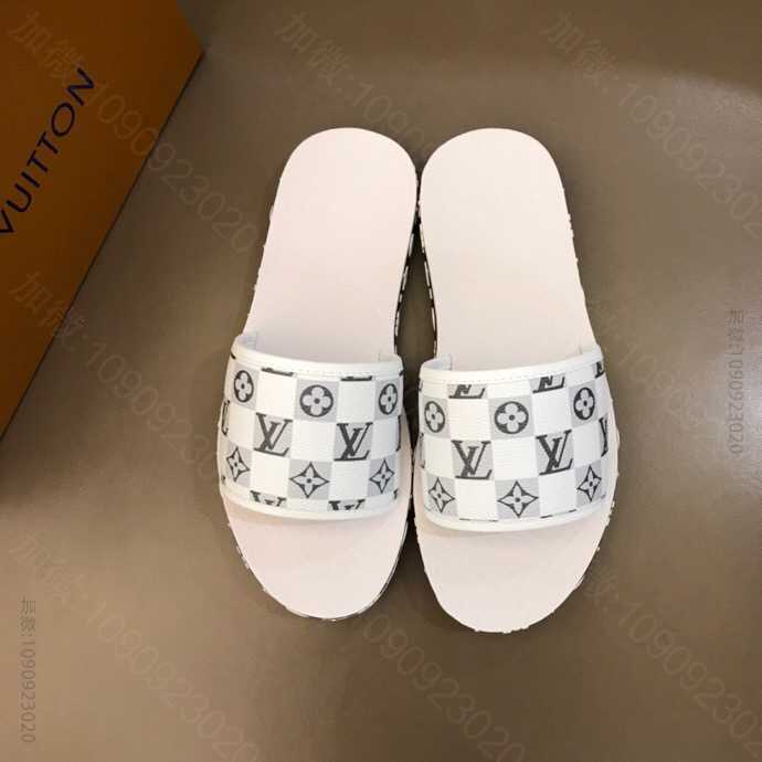 LV/路易威登 原版大底高端精品L牌奢品男士拖鞋