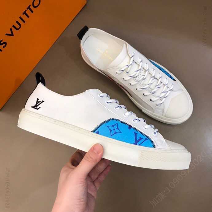 LV/路易威登 L 2023ss夏日系列 男士tattoo高帮帆布运动鞋
