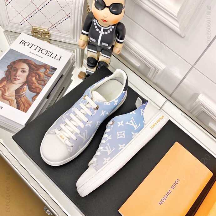 Louis Vuitton 路易威登 原版一比一定制牛皮驴牌情侣款小白鞋平板鞋