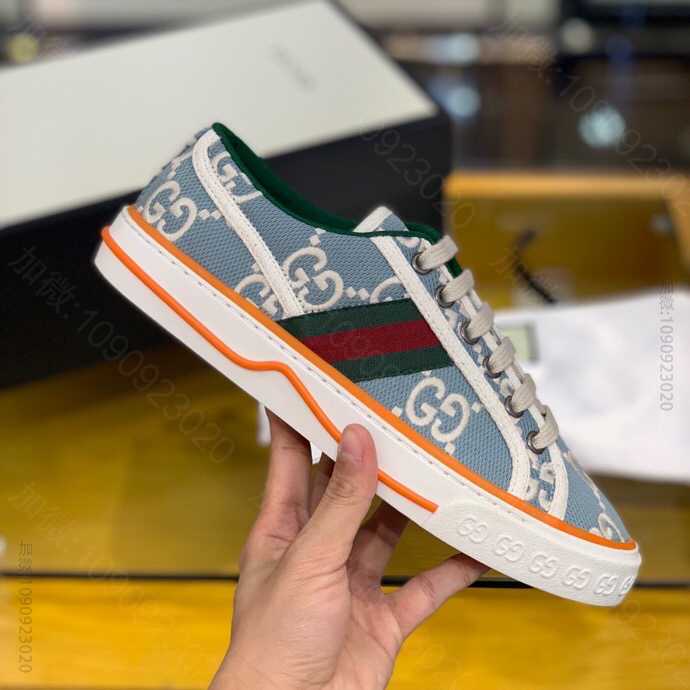 Gucci古驰 白色迷你GG Supreme高级人造帆布材质G家1977男女...