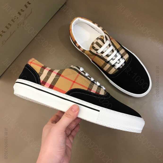 巴宝莉Burberry B家2023春夏新品男士经典低帮运动鞋