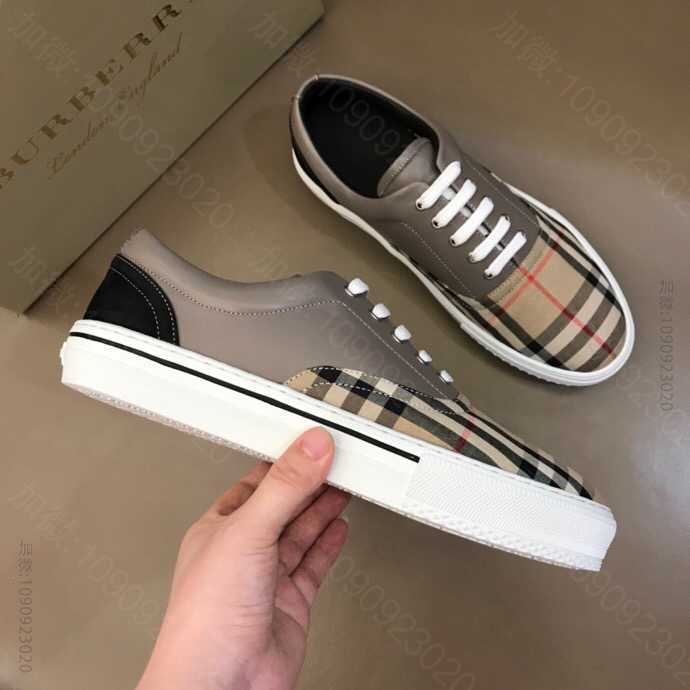 巴宝莉Burberry B家2023春夏新品男士经典低帮运动鞋