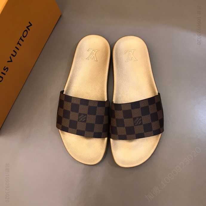 LV/路易威登 原版材质高端精品L牌奢品男士拖鞋
