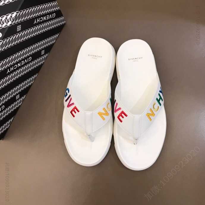 GIVENCHY纪梵希 2023头层牛皮男士夏季拖鞋
