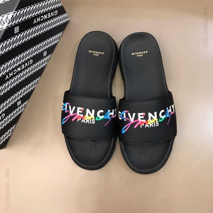 GIVENCHY纪梵希 2023头层牛皮男士夏季拖鞋