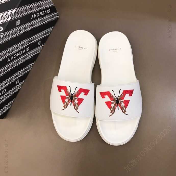 GIVENCHY纪梵希 2023头层牛皮男士夏季拖鞋
