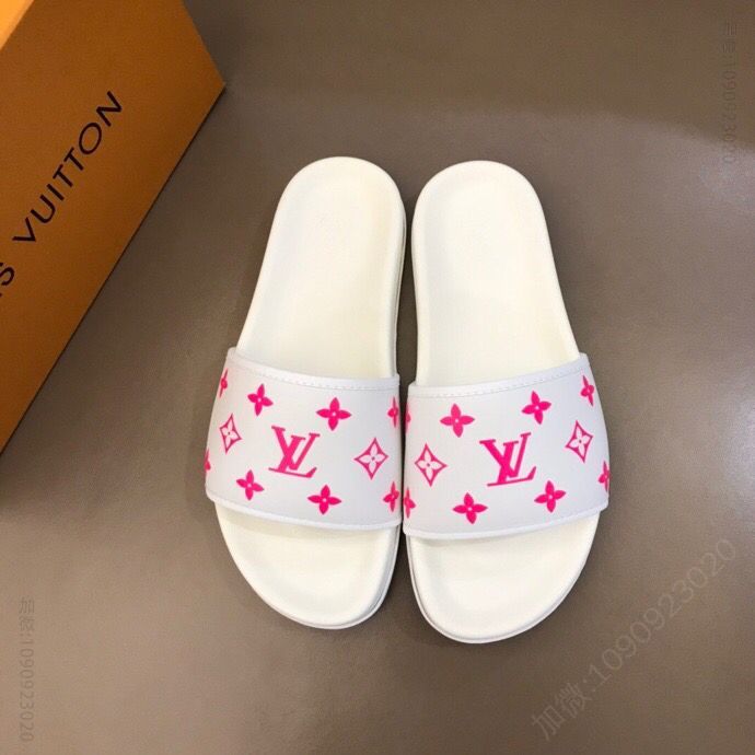 LV/路易威登 2023新色 鞋面头层牛皮L 新品男士拖鞋