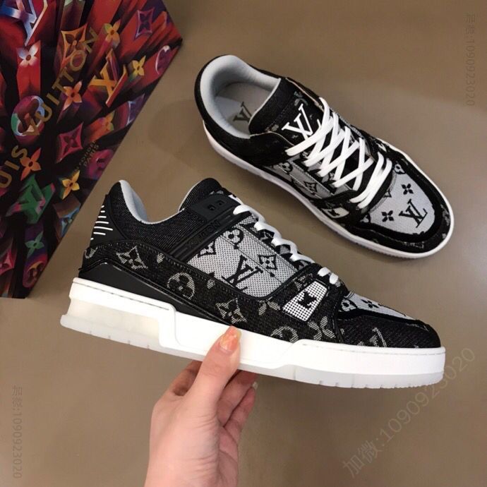 LV/路易威登 L 顶级爆款、老花trainer运动鞋跑步鞋