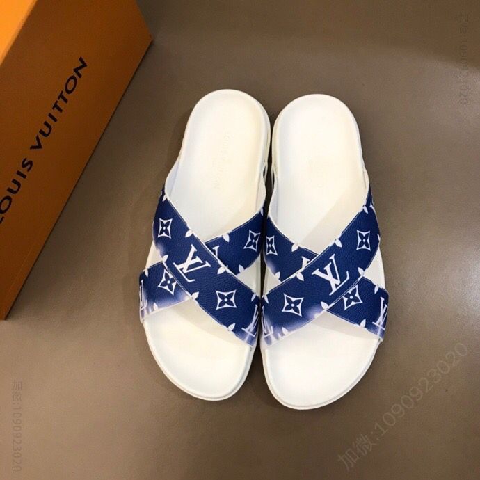 LV/路易威登 高端精品 原版材质L牌奢品男士拖鞋