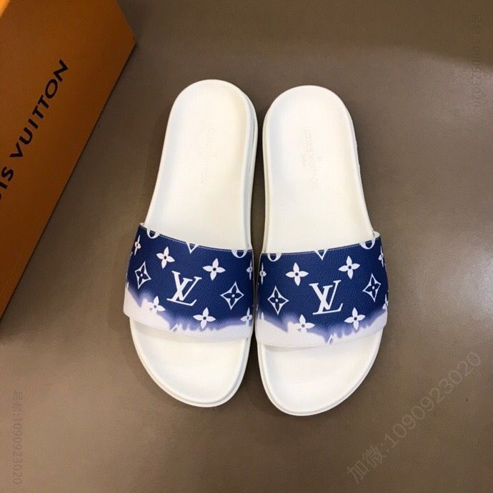 LV/路易威登 高端精品 原版材质L牌奢品男士拖鞋