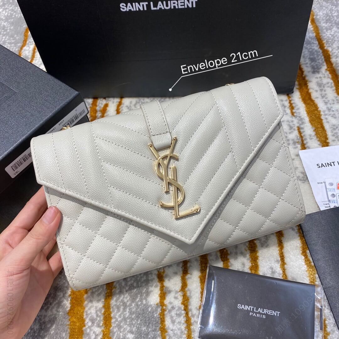 圣罗兰 YSL /圣罗兰 ENVELOPPE小号颗粒纹理压花真皮包 526286