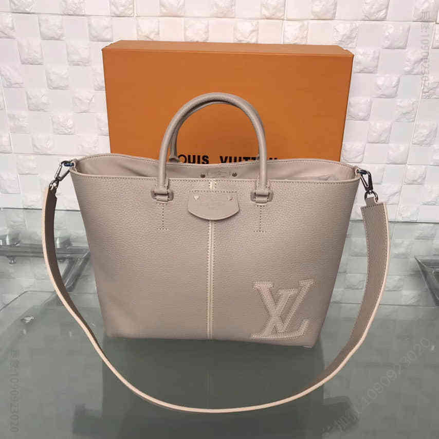 Lv M54779 TAURILLON灰色小牛皮优雅女士PERNELLE手提包