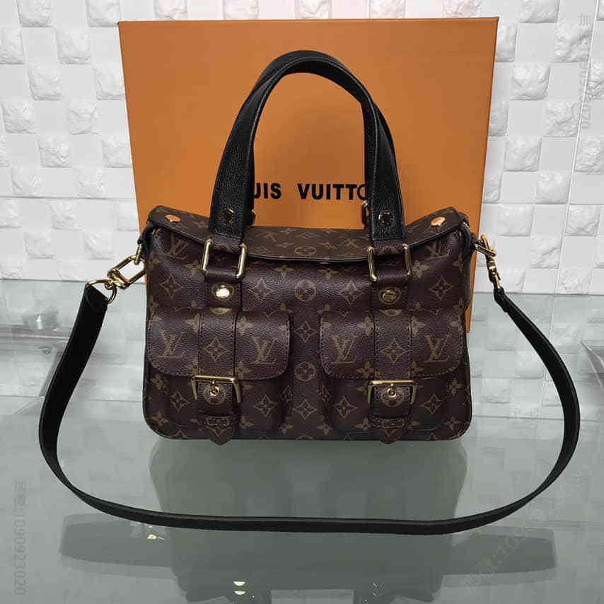 (路易威登)LV M44207 Monogram涂层帆布面料Woodstock 手提包