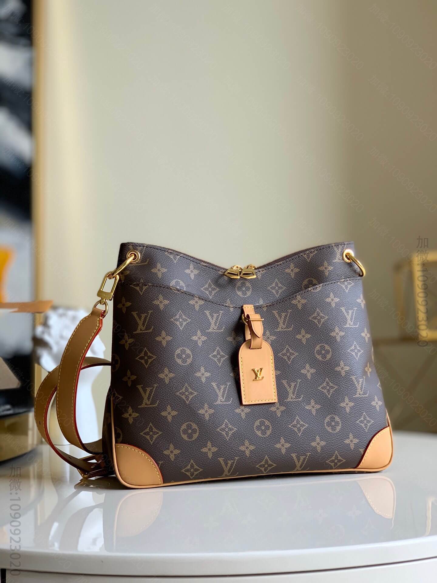 LV Odéon MM Monogram in Brown - Handba...