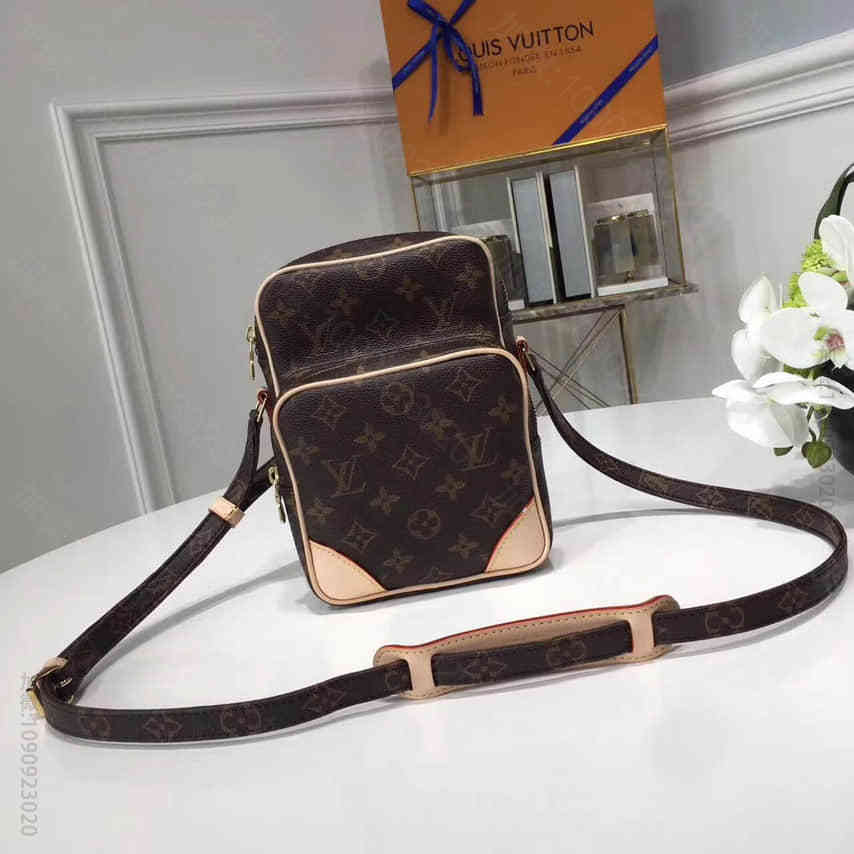 路易威登 LV M45236 亚马逊 老花色记者相机包