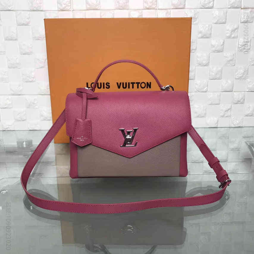 高仿LV女士手提包 LV M54997 柔软的小牛皮 MY LOCKME 手袋 M54997