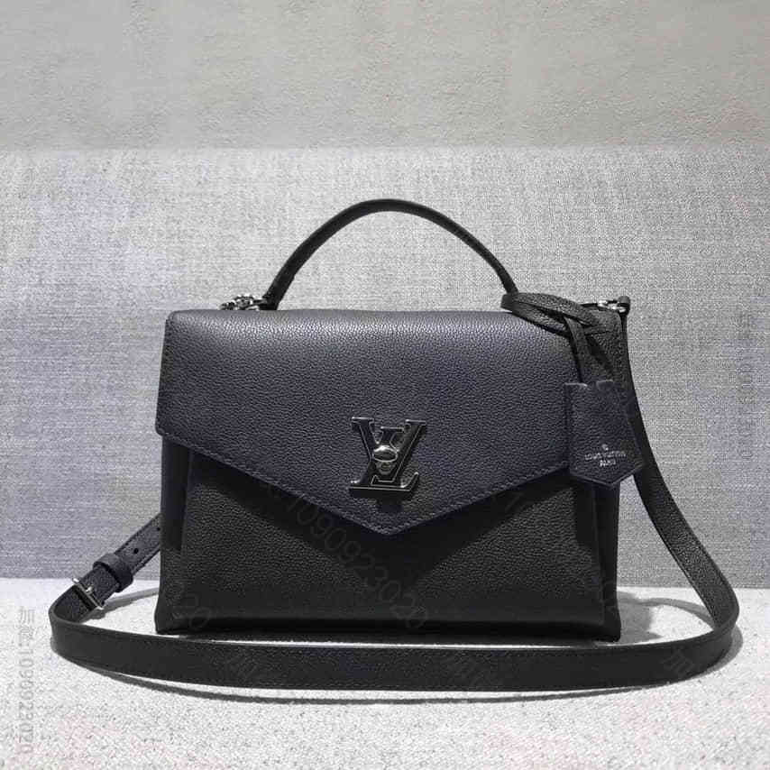 LOUIS VUITTON路易威登 M54849 黑色柔软的小牛皮 MY L...