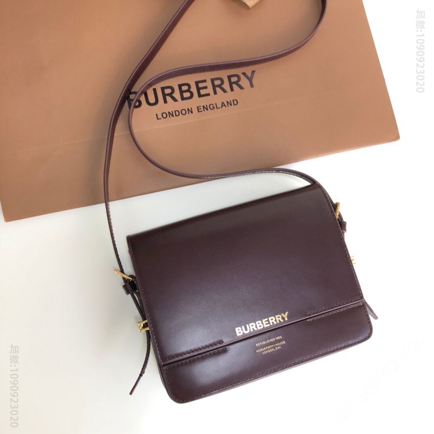 Burberry巴宝莉意大利鞣制皮革Grace - 格雷丝包
