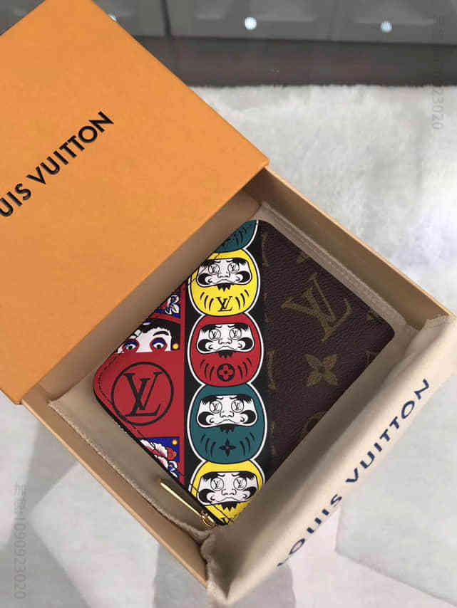 LOUIS VUITTON路易威登LV 歌舞伎图案拉链零钱包 M67250