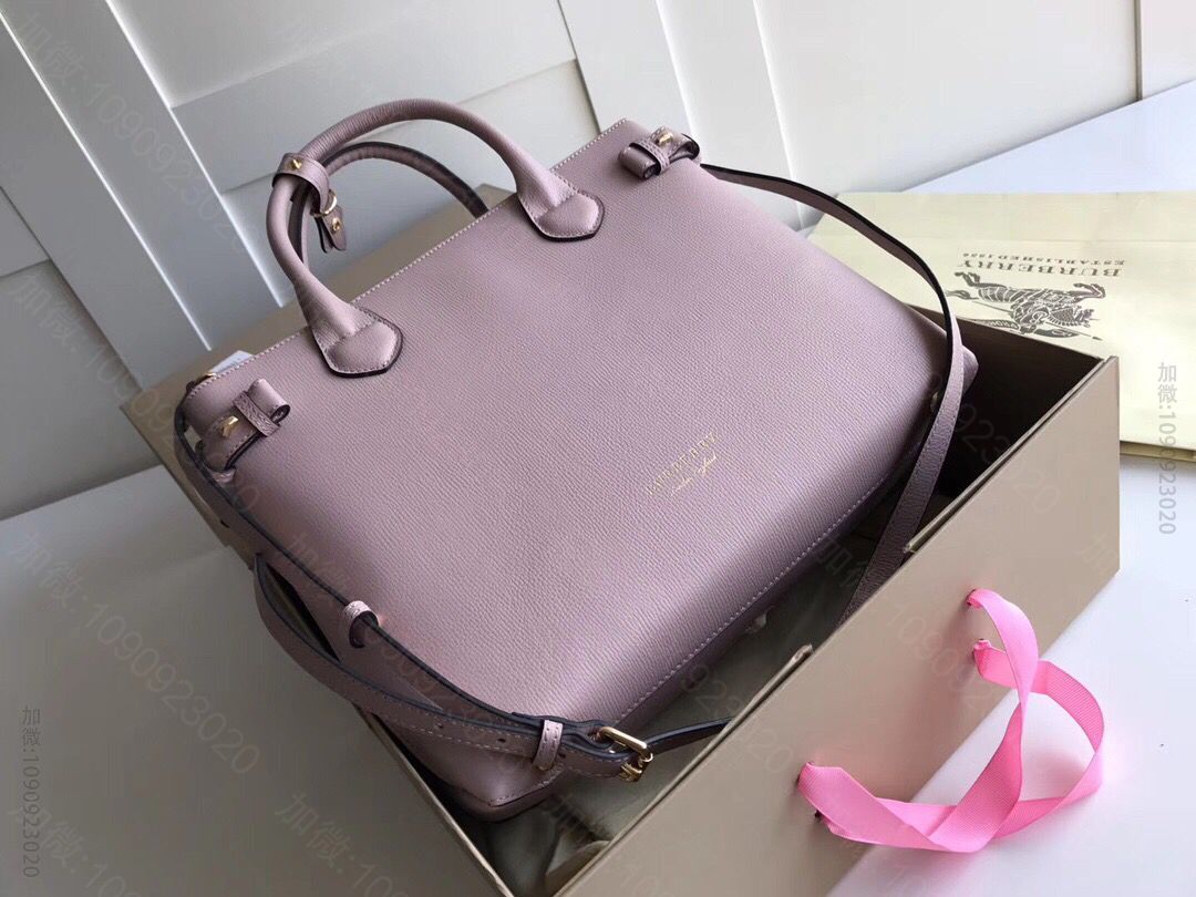 Burberry巴宝莉House 格纹棉质裁片The Banner 班纳手袋...