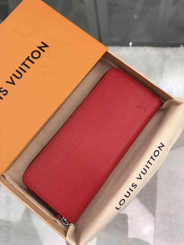 LOUIS VUITTON路易威登 LV 罂粟红Clemence 钱夹 M60913
