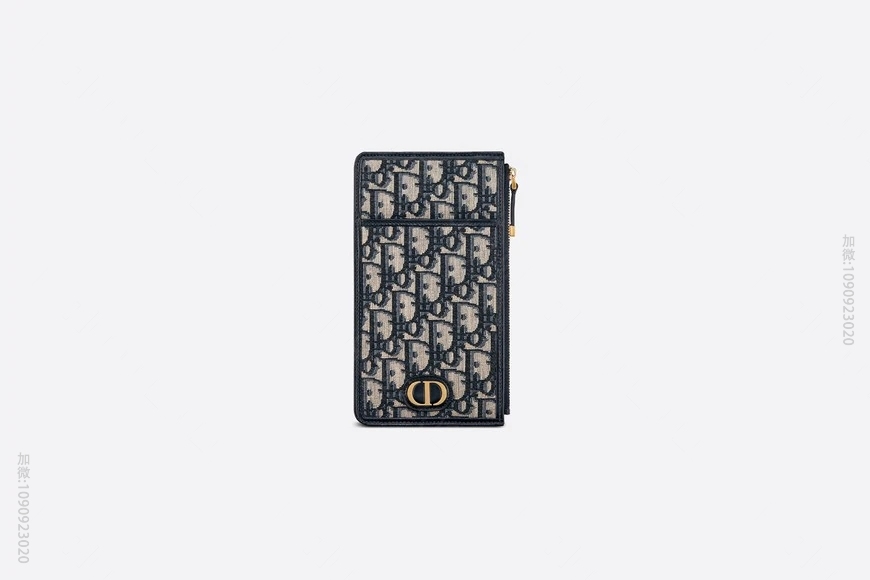 迪奥 Dior Oblique 印花 30 Montaigne 长款钱包 S...