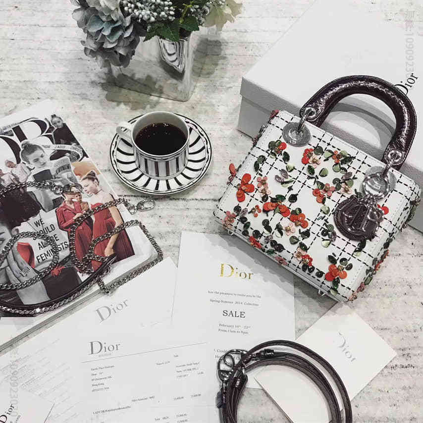 DIOR Lady mini17cm 戴妃小仙女包