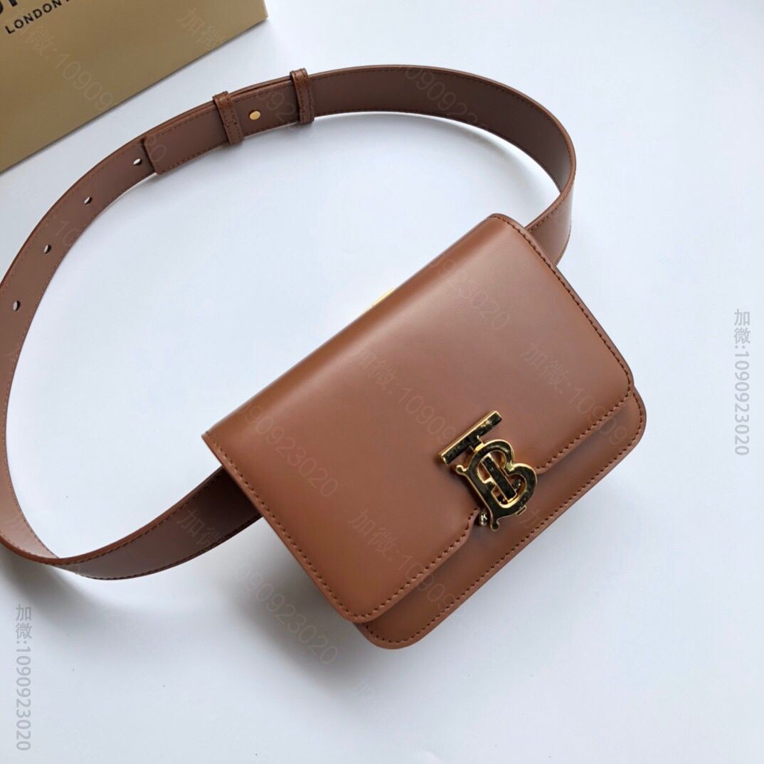 Burberry巴宝莉TB系列牛皮腰包