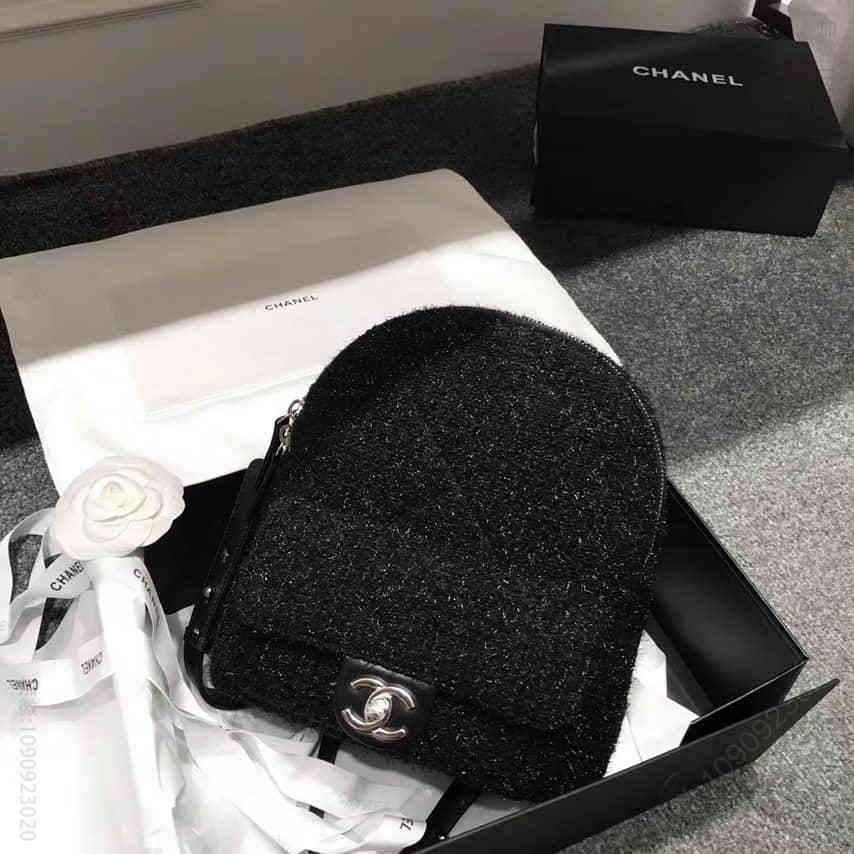 香奈儿/ Chanel 17秋冬新品 毛呢双肩包
