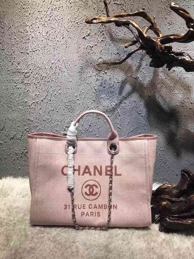 香奈儿/ Chaenl牛仔购物袋沙滩包 帆布包 春夏竹藤布包