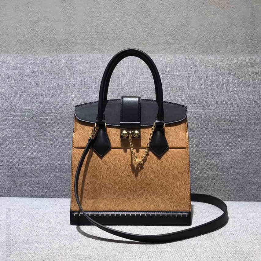 LOUIS VUITTON路易威登 LV Cour Marly 小号手袋 M51654 驼色