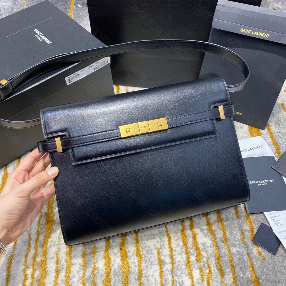 YSL/圣罗兰 MANHATTAN SHOULDER BAG 法棍包 579...