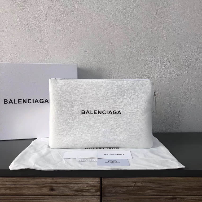 Balenciaga/巴黎世家 大号白色手包 92266