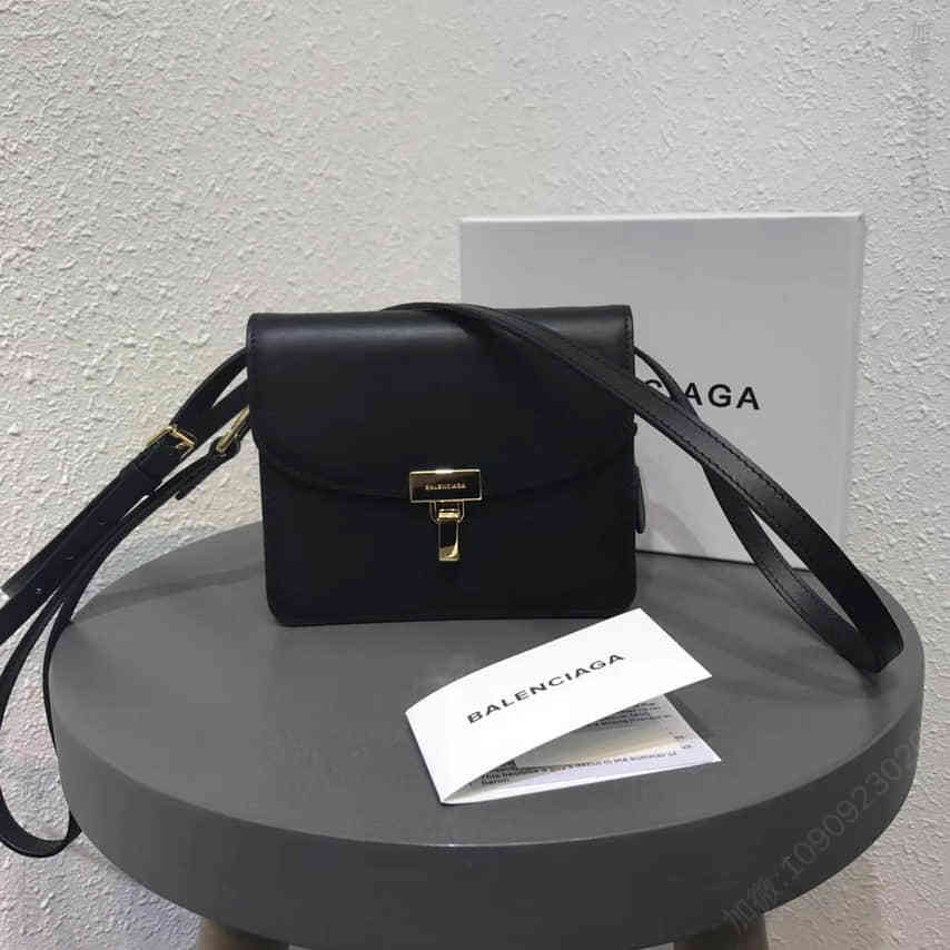 Balenciaga/巴黎世家 小方包 92237 黑色