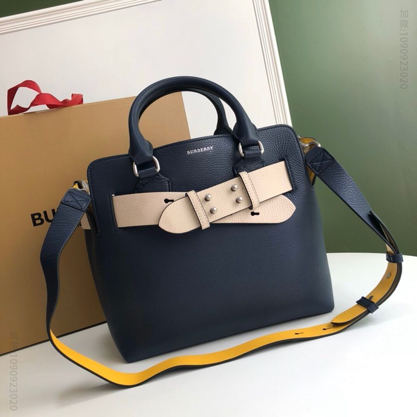 Burberry巴宝莉双色皮革The Belt 贝尔特包