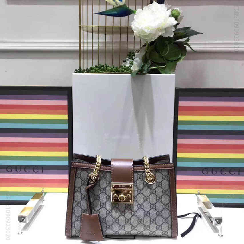 Gucci古驰/Padlock系列小号GG肩背包 498156 KHNKG 8534