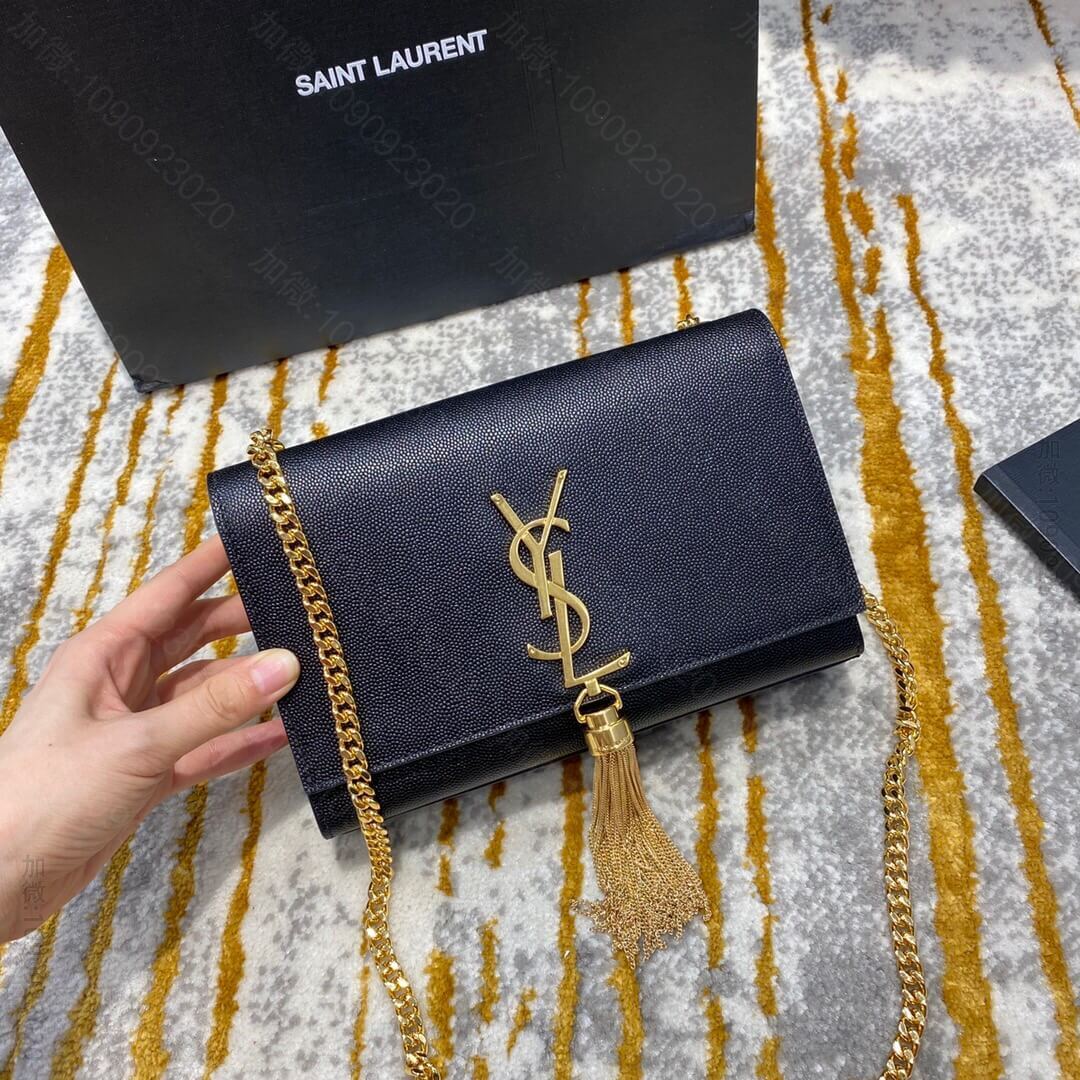 圣罗兰 Saint Laurent YSL KATE 20 流苏链条包 47...